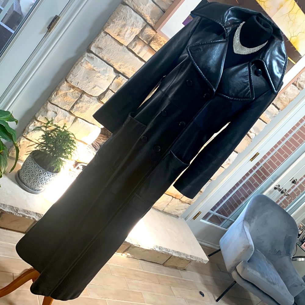 VINTAGE MARIELLA BURANI-100% LEATHER S/8